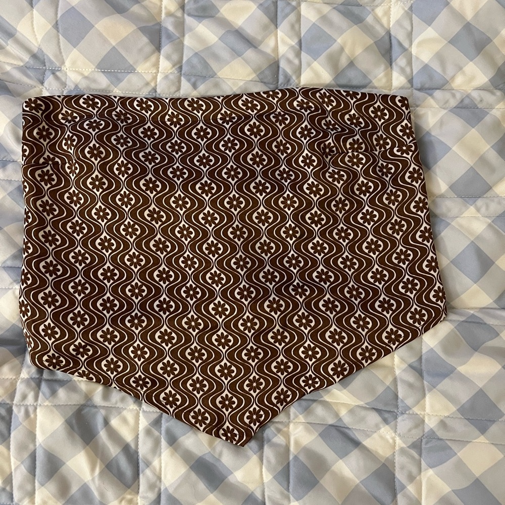 Brown hollister tube top